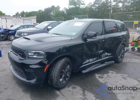 2022 Dodge Durango R/T Plus Awd z USA, uszkodzony, nr VIN 1C4SDJCT8NC187003